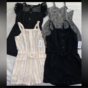 NWT Kids Romper Bundle Size S